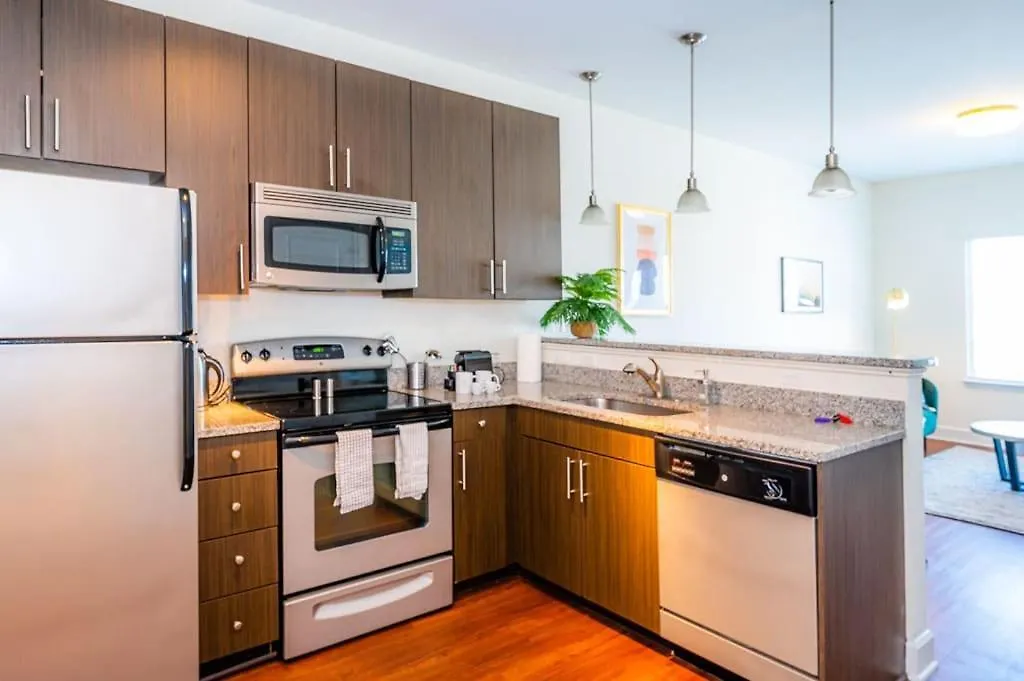 Apartmán Perfectly Located 1Br With Gym And Parking Charlotte